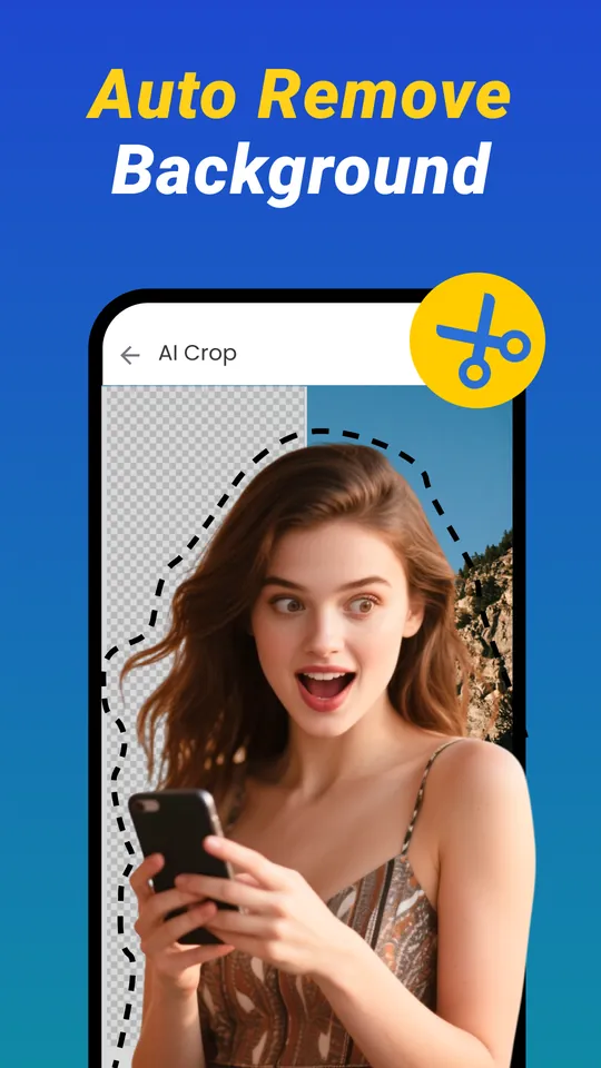 TgStickerVibe screenshot: Automatically remove the background
