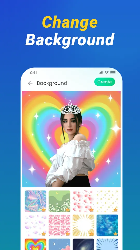 TgStickerVibe screenshot: Change the background